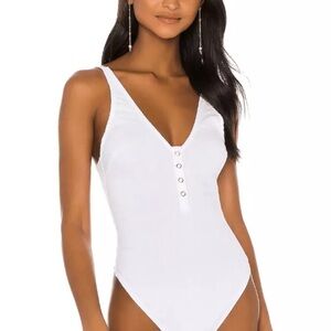 White Sleeveless V-Neck Women's Top